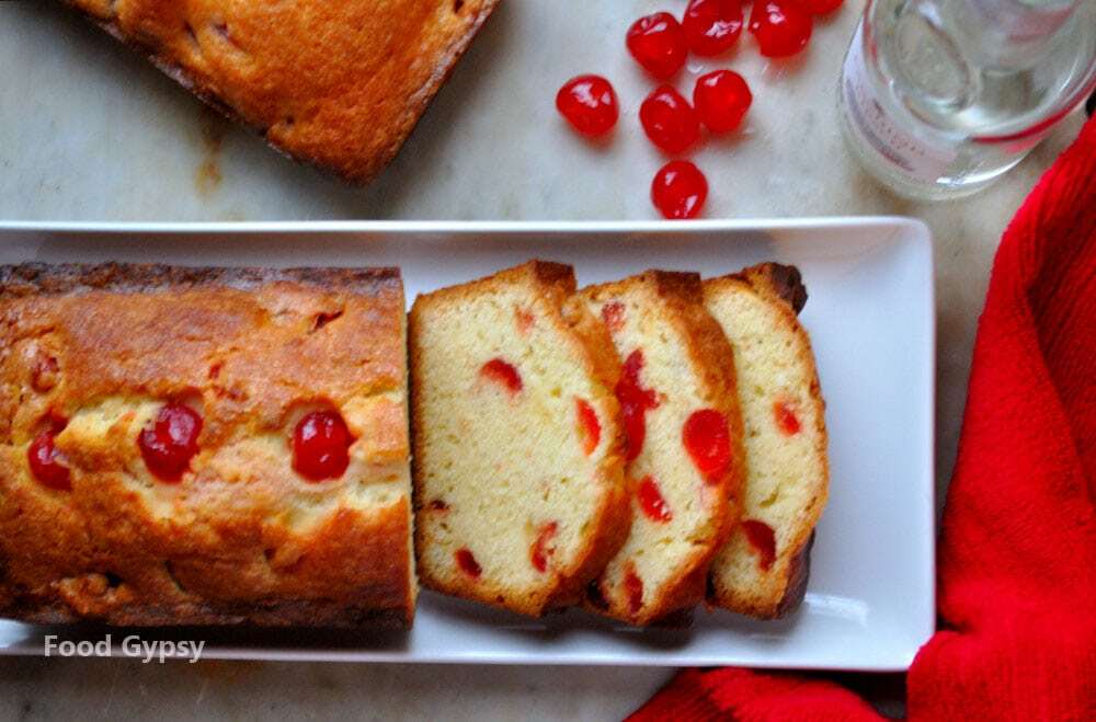 Kirsch Cherry Pound Cake - Food Gypsy
