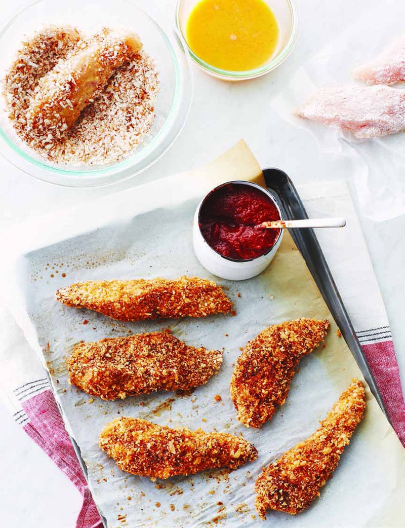 Real Chicken Fingers, Real Food, Real Good. Copyright Ryan Szluc. smit_9780143192190_galley_smit_9780143192190_4p_all_r1_spreads-67