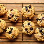 Lemon Blueberry Sourdough Muffins