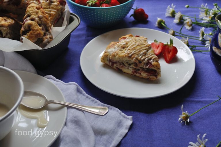 Strawberry Cream Scones Recipe