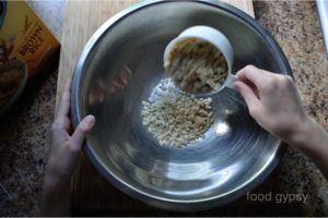 Step 1: measure rice cereal 