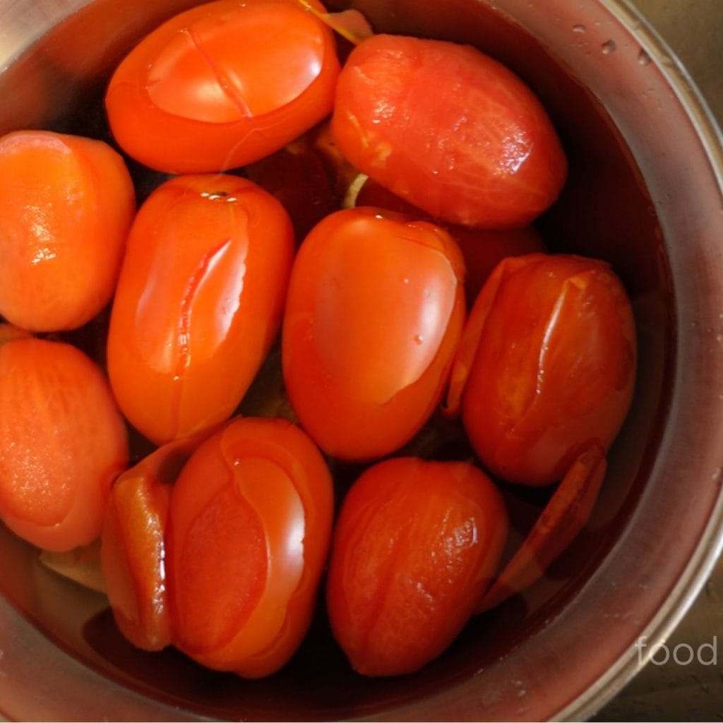 How to Blanche Tomatoes, technique.