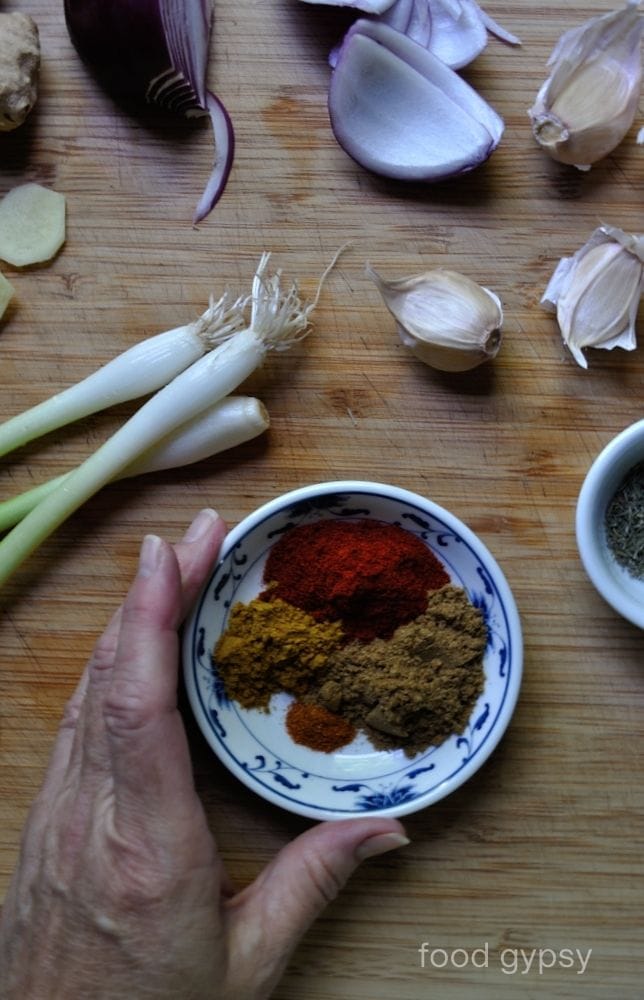 Jamaican Patties, Spices.