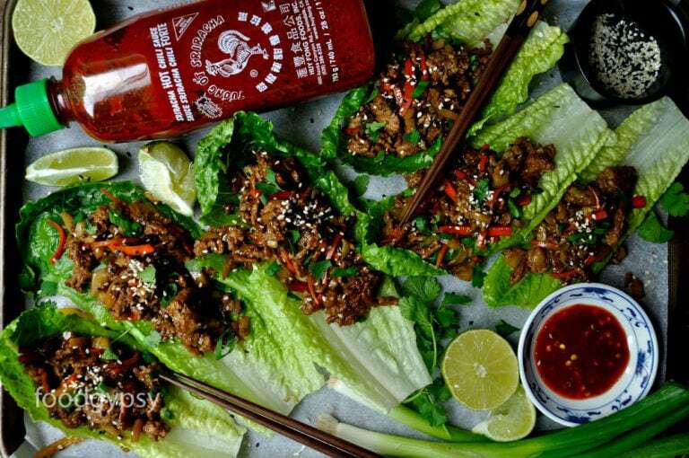Healthy Asian Lettuce Wraps, Food Gypsy