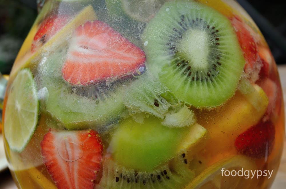 Sangria, fruit base, Food Gypsy