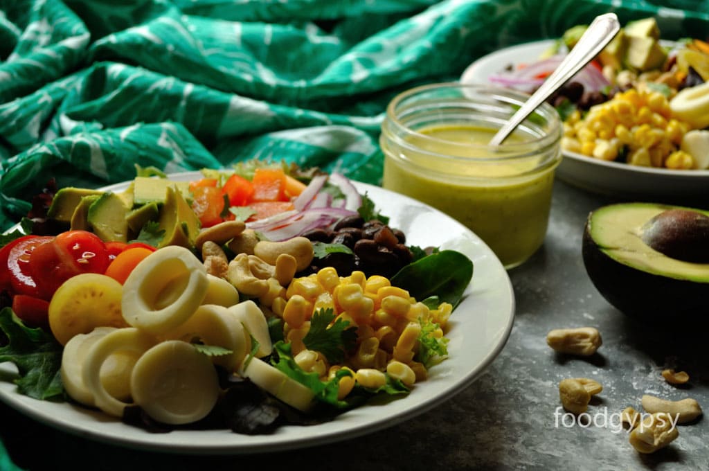 Brazilian Cobb, Salada Palmitos, Food Gypsy