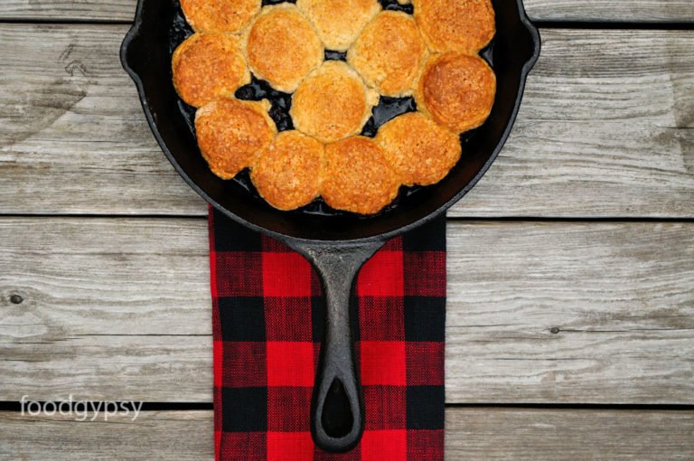 Wild Blueberry Cobbler, Food Gypsy