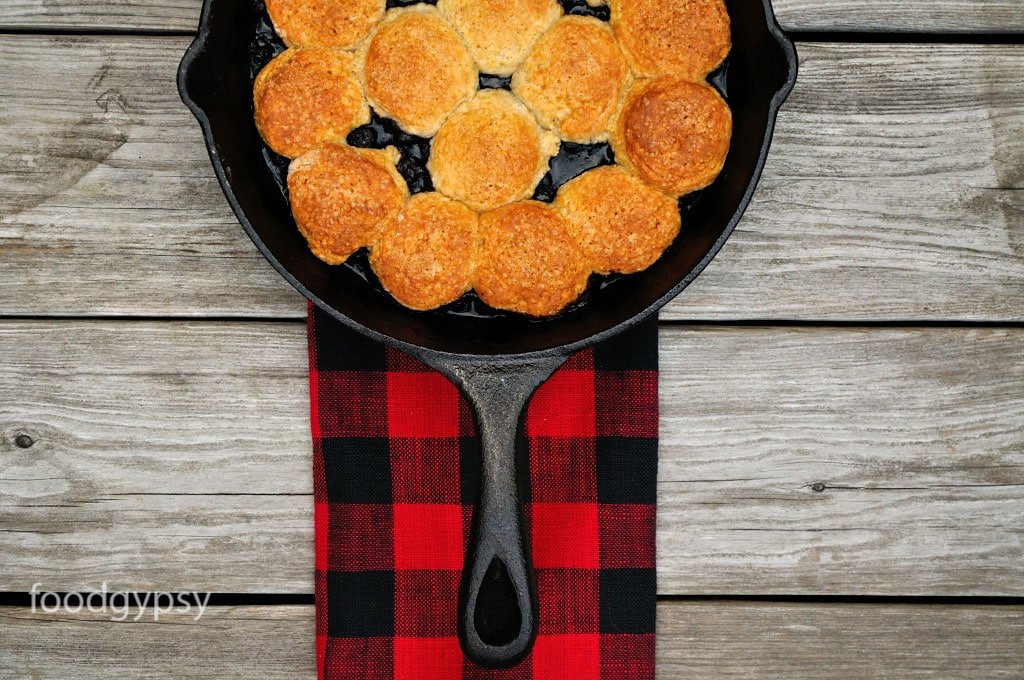 Wild Blueberry Cobbler, Food Gypsy