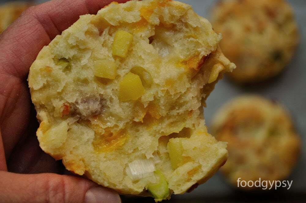 Cheese Bacon Apple Biscuits Bite, Food Gypsy