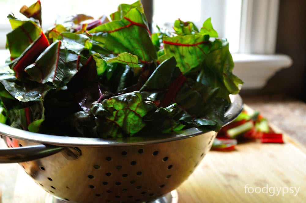 Swiss Chard Chopped, Food Gypsy