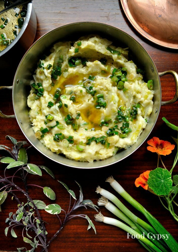 Irish Brown Butter Colcannon, Food Gypsy