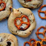 Triple Chocolate Pretzel Cookies - Food Gypsy
