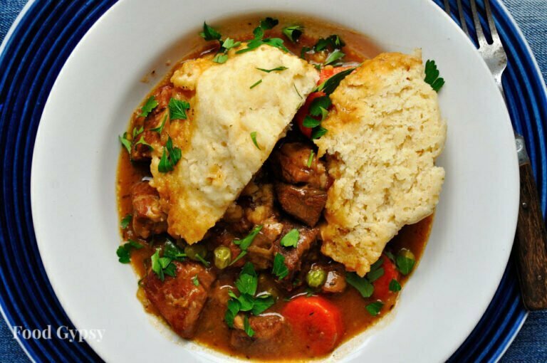 Classic Beef Stew and Dumplings, Peace Love & Butter