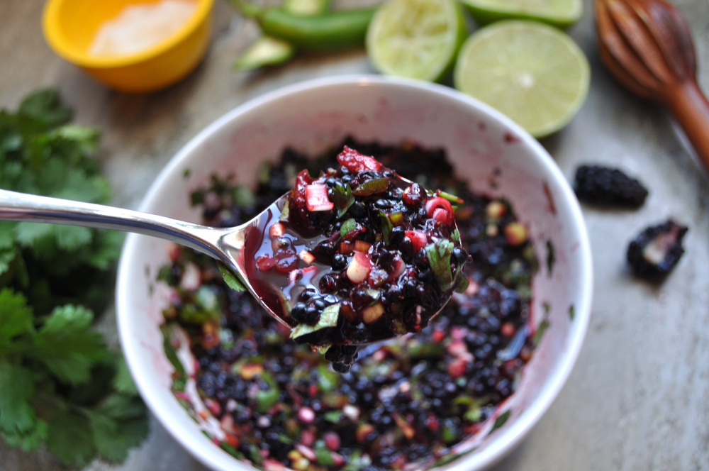 Blackberry Salsa Recipe, Peace Love & Butter