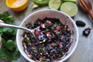 Blackberry Salsa Recipe, Peace Love & Butter