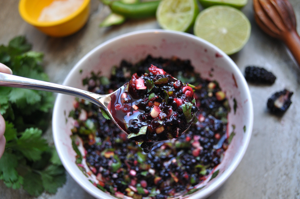 Blackberry Salsa Recipe, Peace Love & Butter