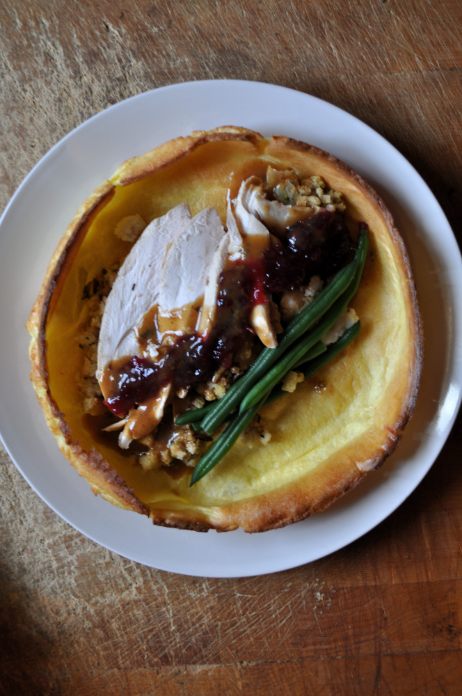Leftover Turkey Yorkshire Pudding Bowl, Peace Love & BUtter