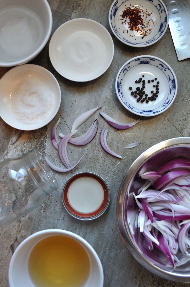 Quick Pickled Red Onions, Peace Love & Butter