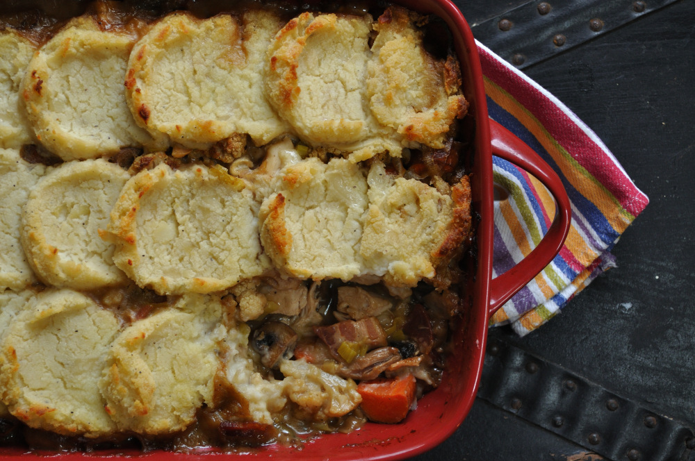 Turkey Leek Mushroom Casserole, Peace Love & Butter