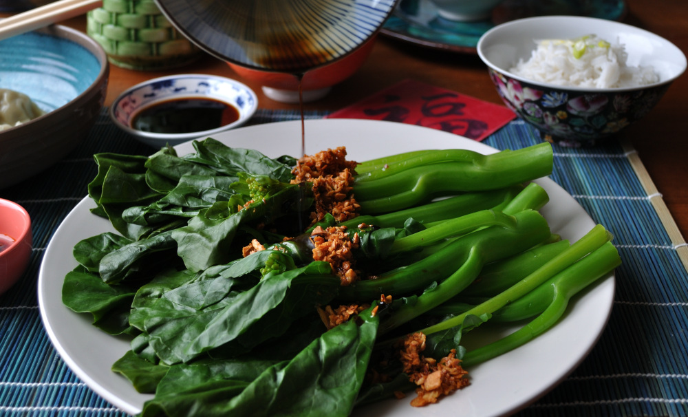Chinese Greens with Garlic Recipe