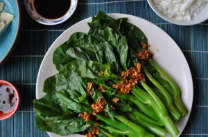 Easy Chinese Greens with Garlic Recipe