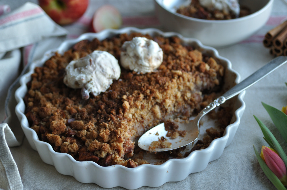 Country Style Apple Charlotte