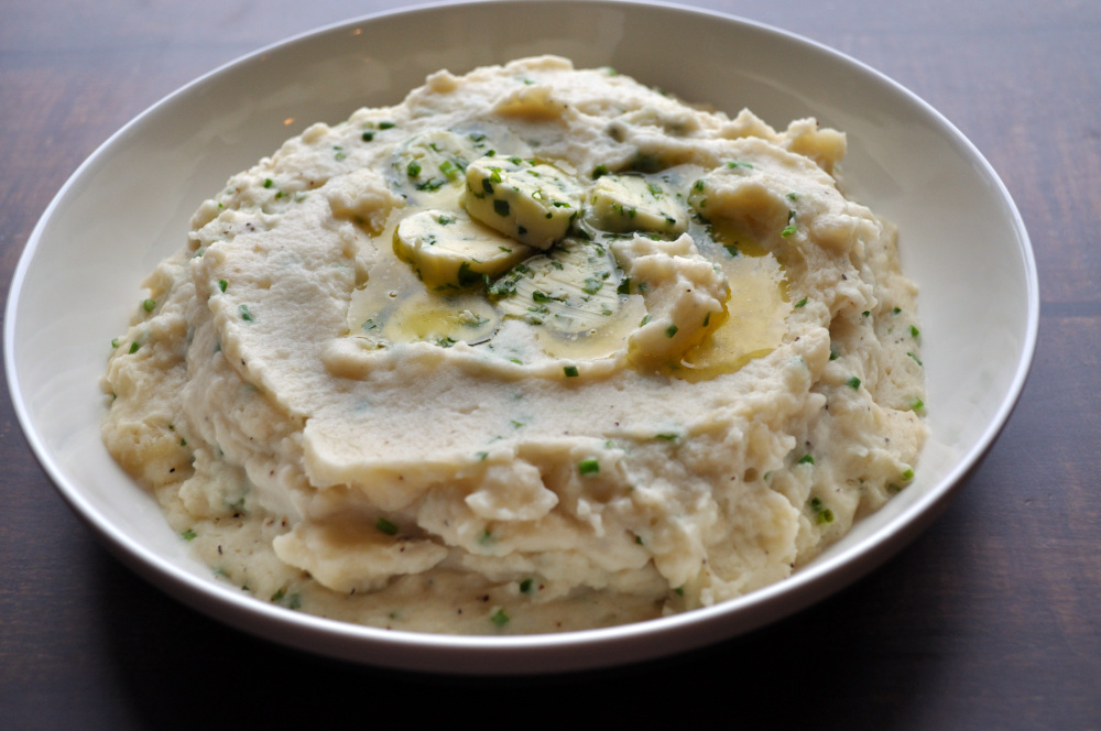 Sour Cream Chive Mashed Potatoes