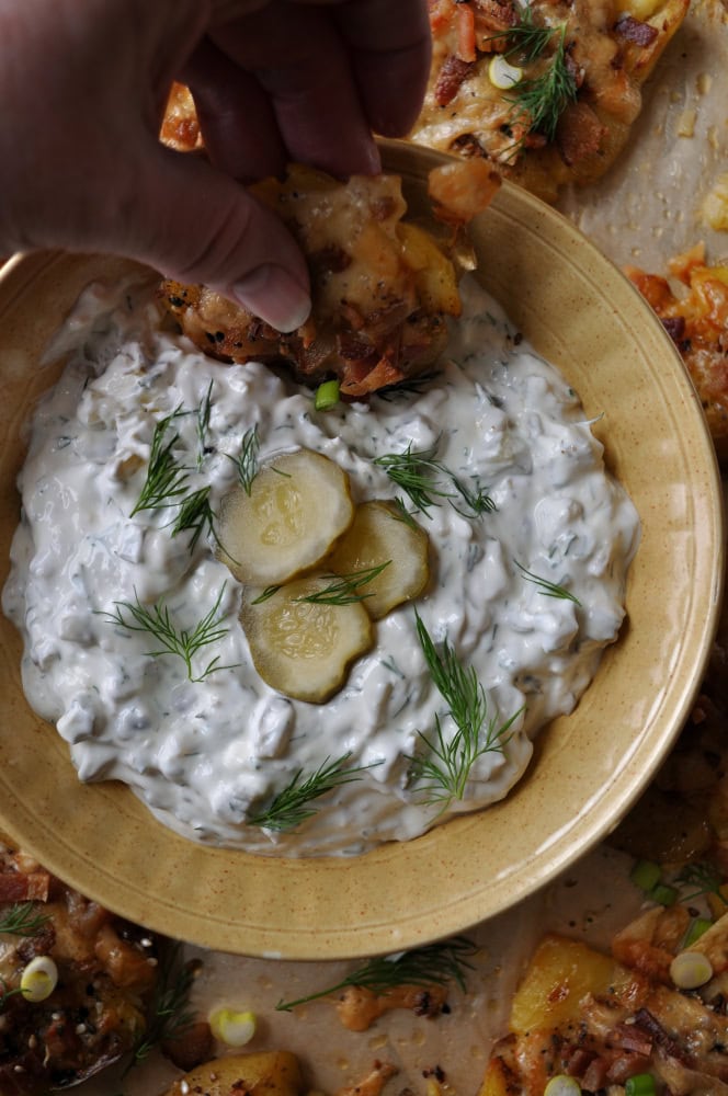 Creamy French Dill Pickle Dip