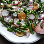 Roasted Potato Asparagus Pea Salad Recipe