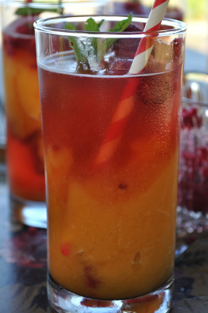 Peach Raspberry Iced Tea Recipe