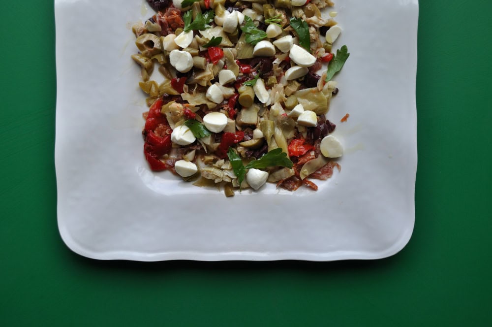 Colourful Chopped Antipasto Platter