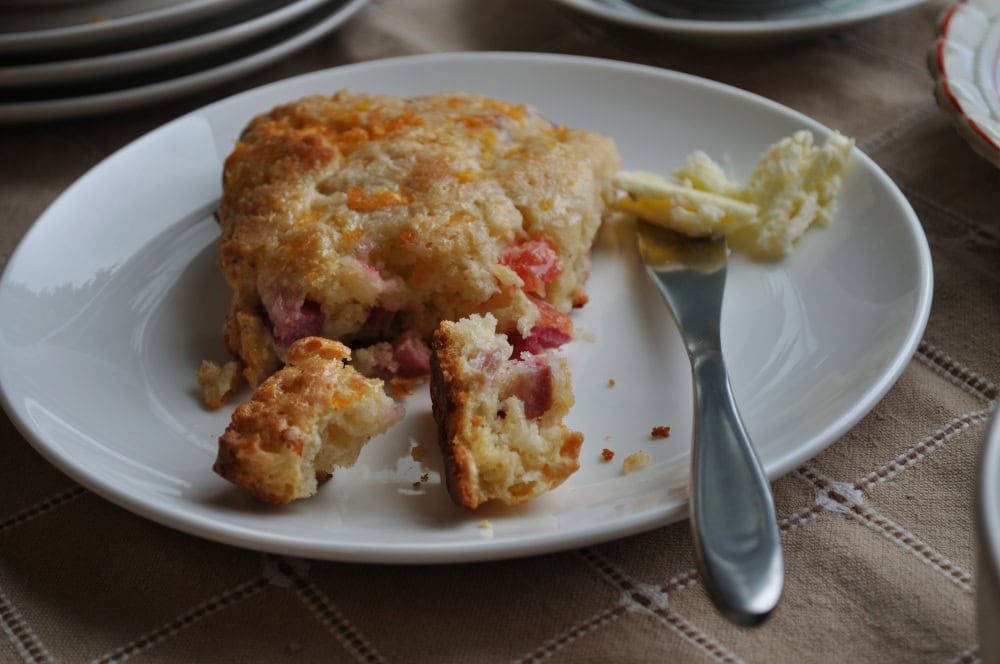  Rhubarb Grapefruit Scone Recipe