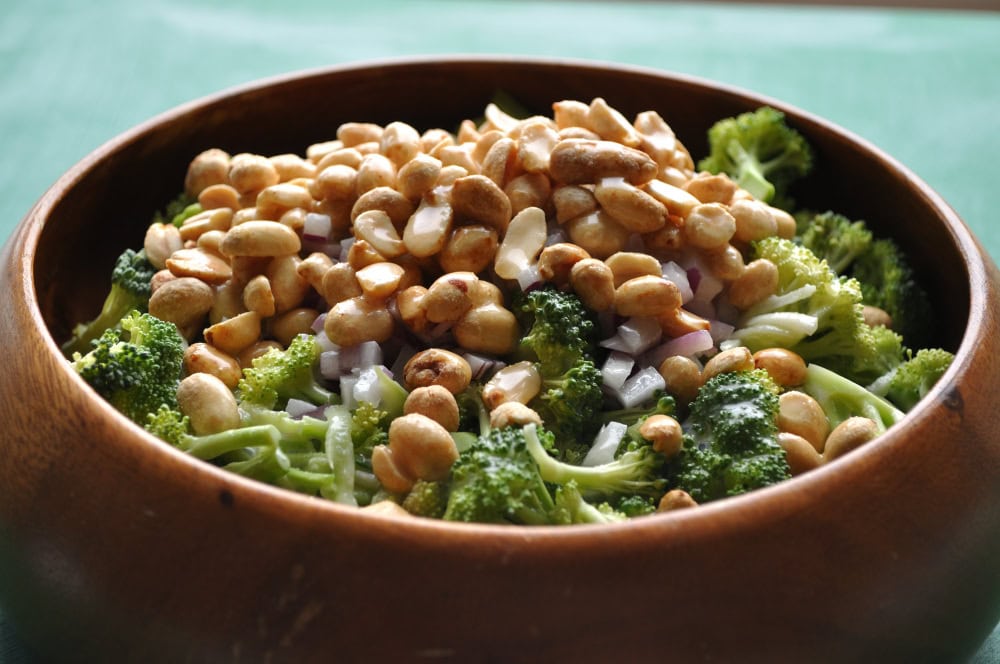 Broccoli Crunch Slaw with Peanuts