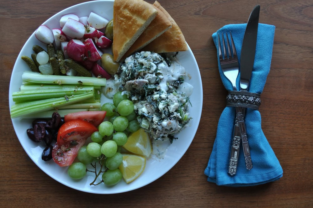 Spanakopita Chicken Salad Recipe