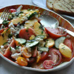 Spicy Peach Tomato Salad Recipe