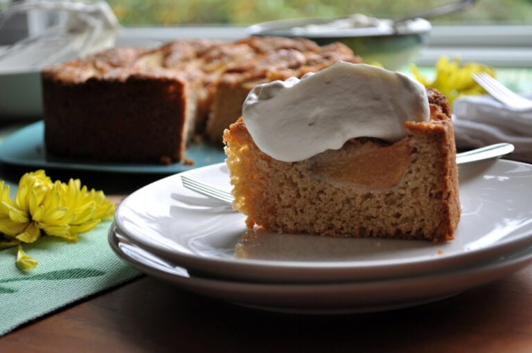 Rustic Peach Cake Recipe