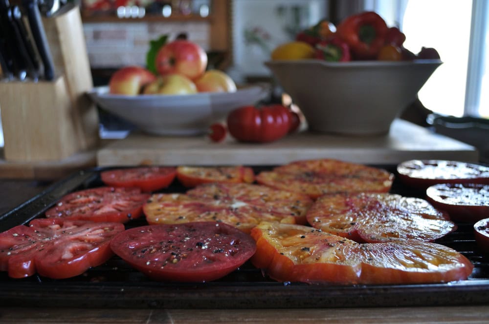 Seasoned Heirloom Tomatoes