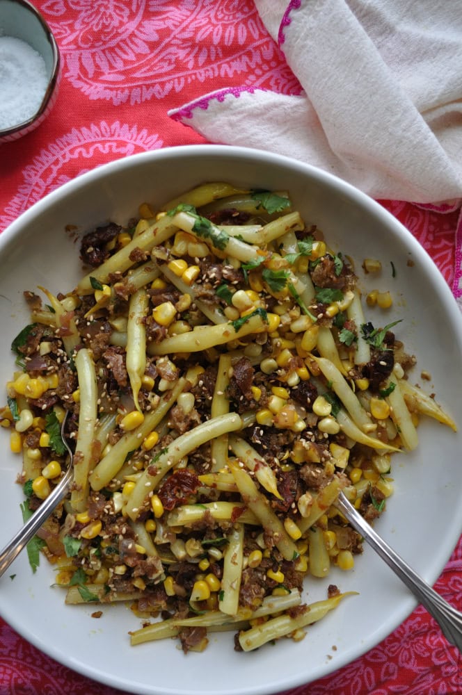 Wax Beans and Corn Recipe