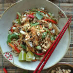 Easy Chicken Hunan Noodles & Peanut Sauce