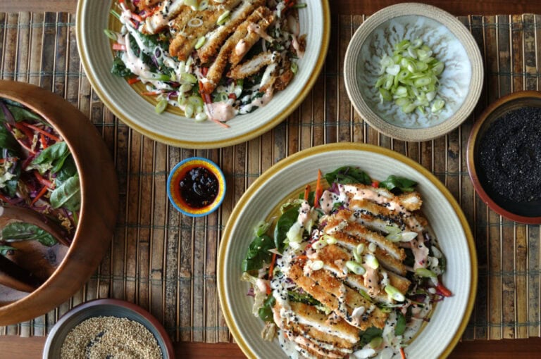 Chicken Schnitzel Slaw Recipe