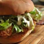 Easy French Crispy Chicken Burger