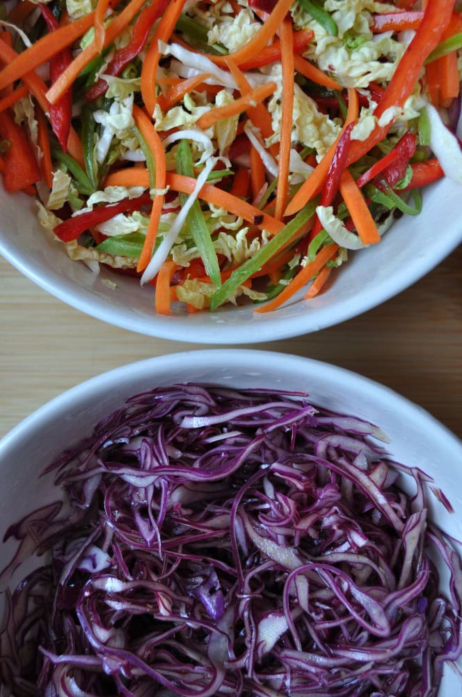 Easy Pickled Asian Slaw